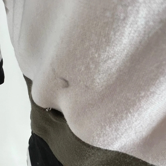 3.1 Phillip Lim Striped Peplum Top Size 6Colorblock Short Sleeve - Picture 2 of 10